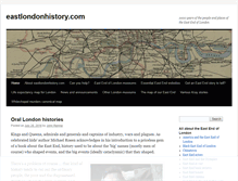 Tablet Screenshot of eastlondonhistory.com